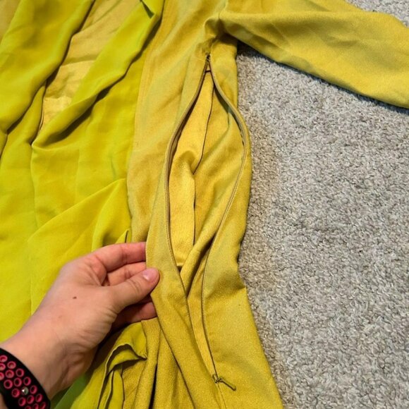 Chiffon Drape Detail Long Sleeve - Picture 2 of 4